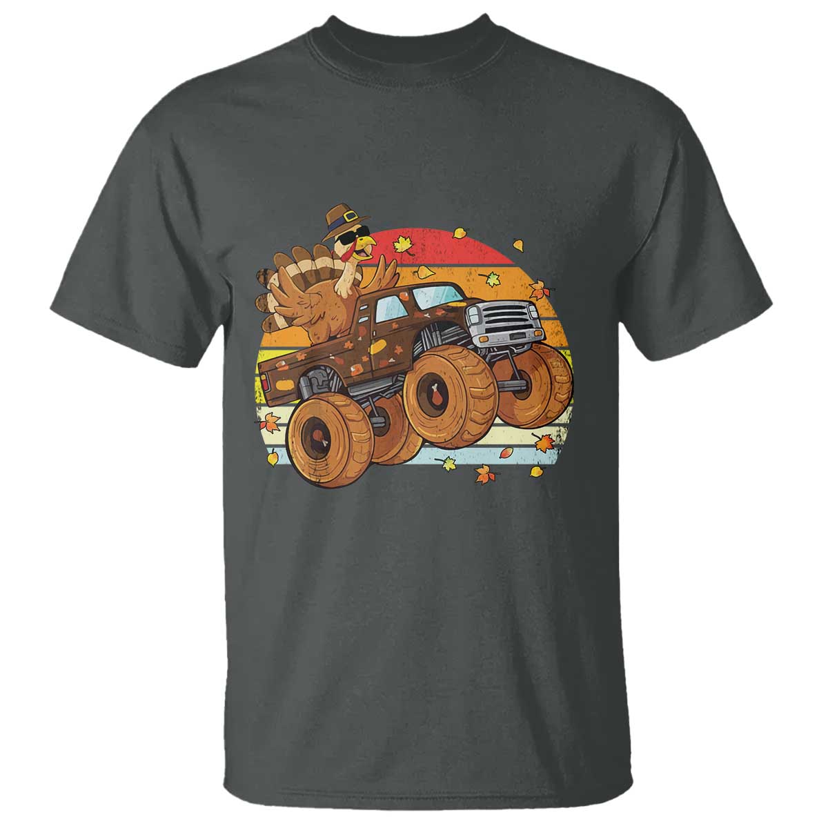 thanksgiving-turkey-riding-monster-truck-t-shirt-retro-fall-boy-tee-kids-autumn