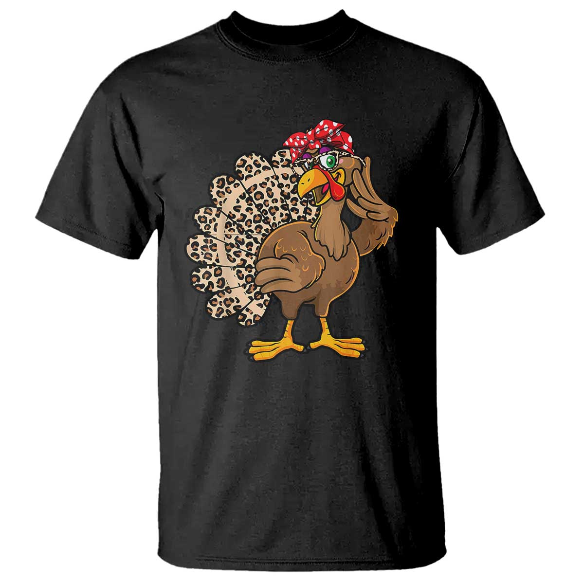 funny-thanksgiving-t-shirt-turkey-women-girl-leopard-print-autumn-fall