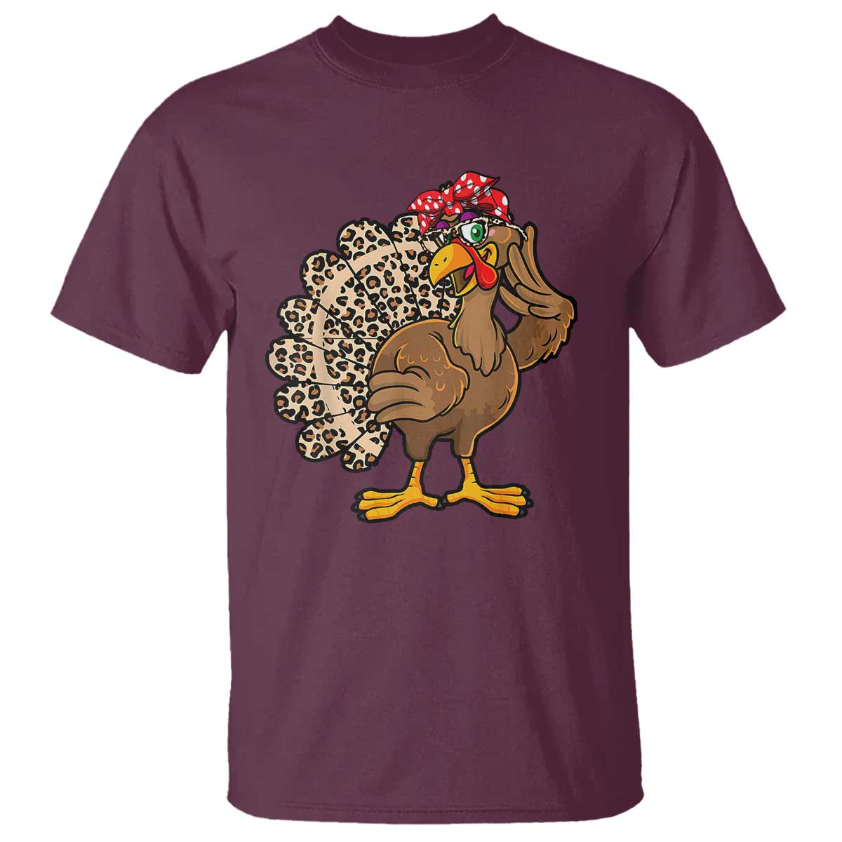 funny-thanksgiving-t-shirt-turkey-women-girl-leopard-print-autumn-fall