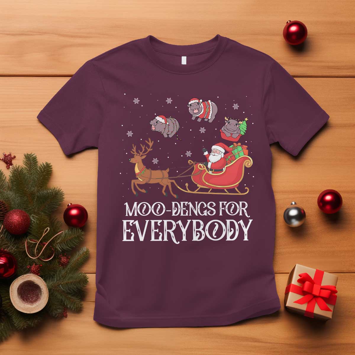 christmas-moo-deng-t-shirt-moo-deng-for-everybody-funny-xmas-santa