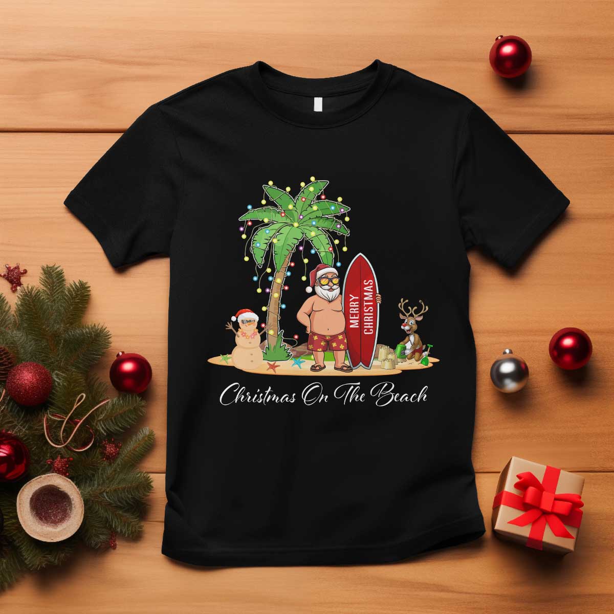 hawaii-christmas-t-shirt-christmas-on-the-beach-holiday-xmas-palm-tree