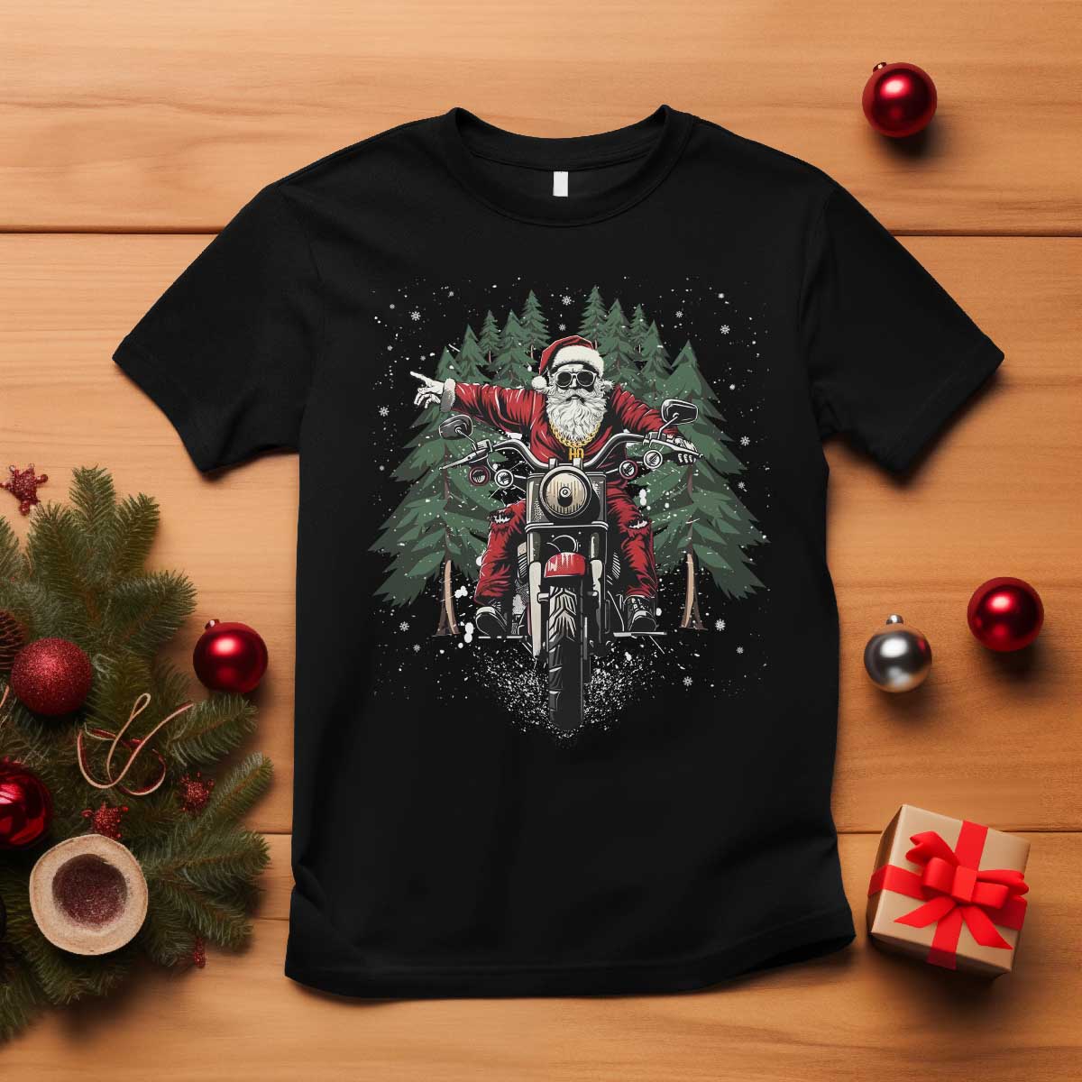 christmas-motorcycle-t-shirt-santa-biker-riding-motorcycle