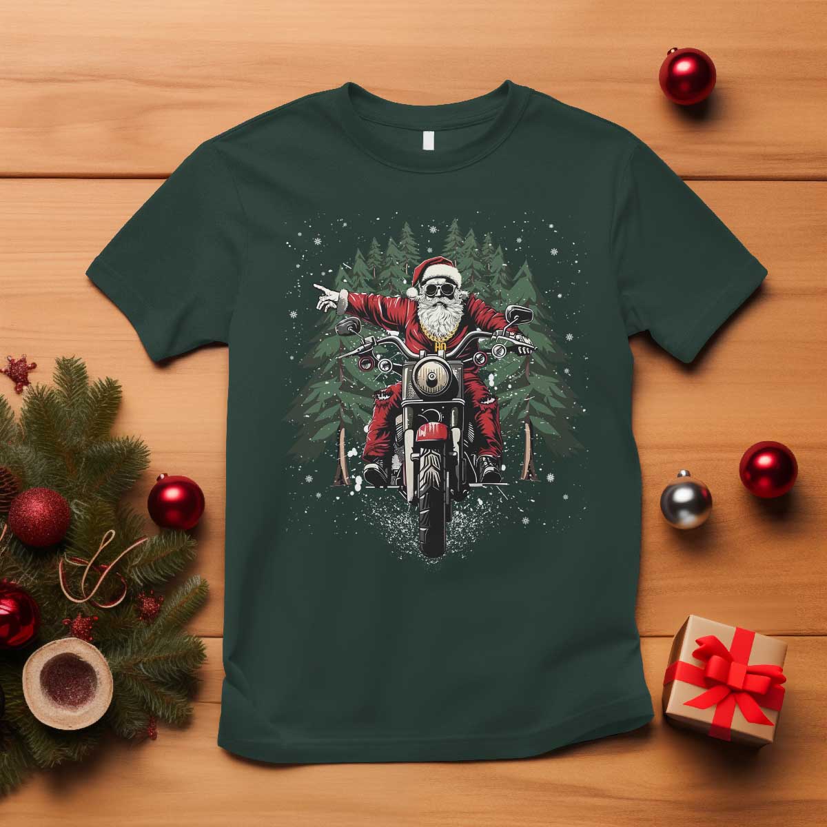 christmas-motorcycle-t-shirt-santa-biker-riding-motorcycle