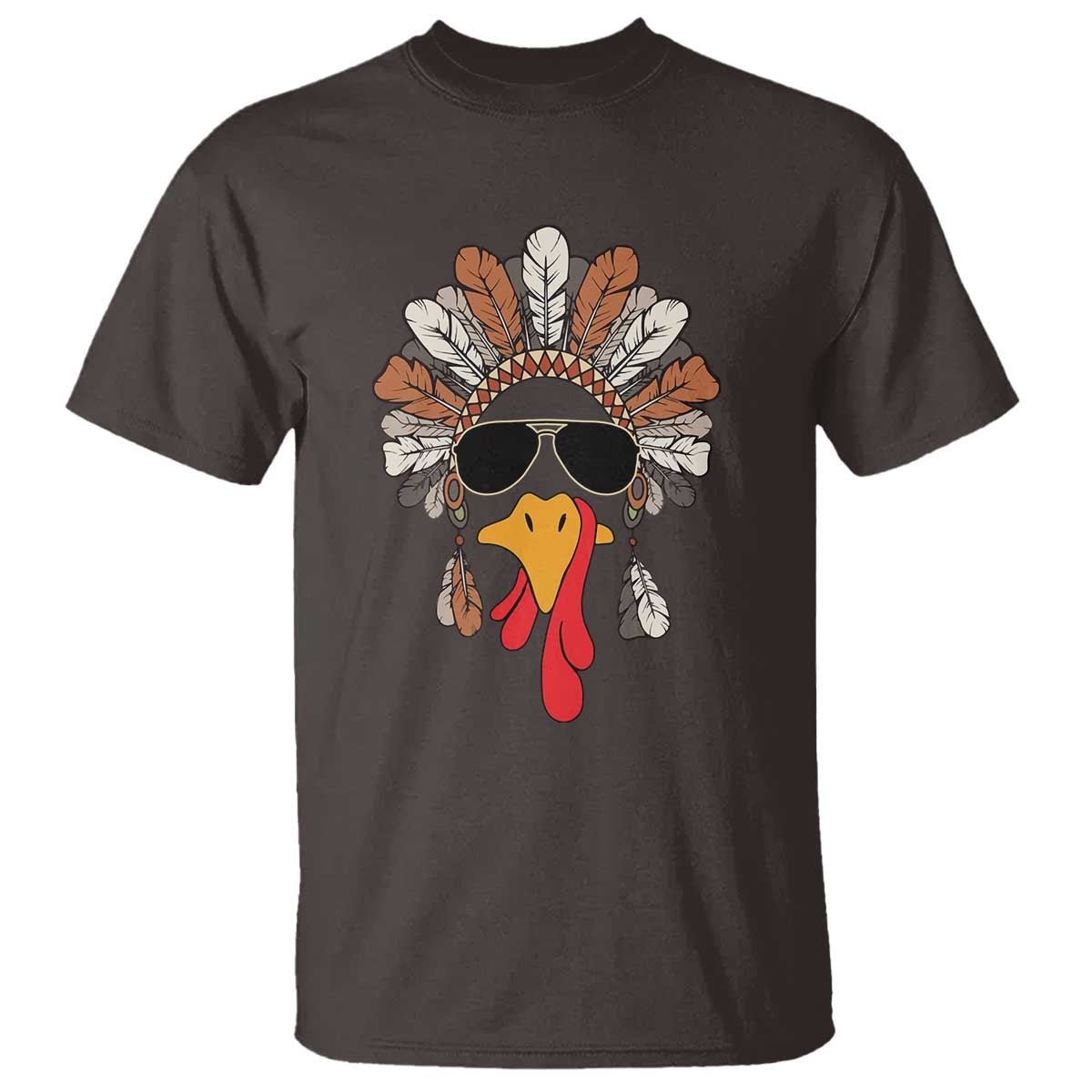 funny-turkey-face-t-shirt-family-matching-native-hat-cute-fall-thanksgiving