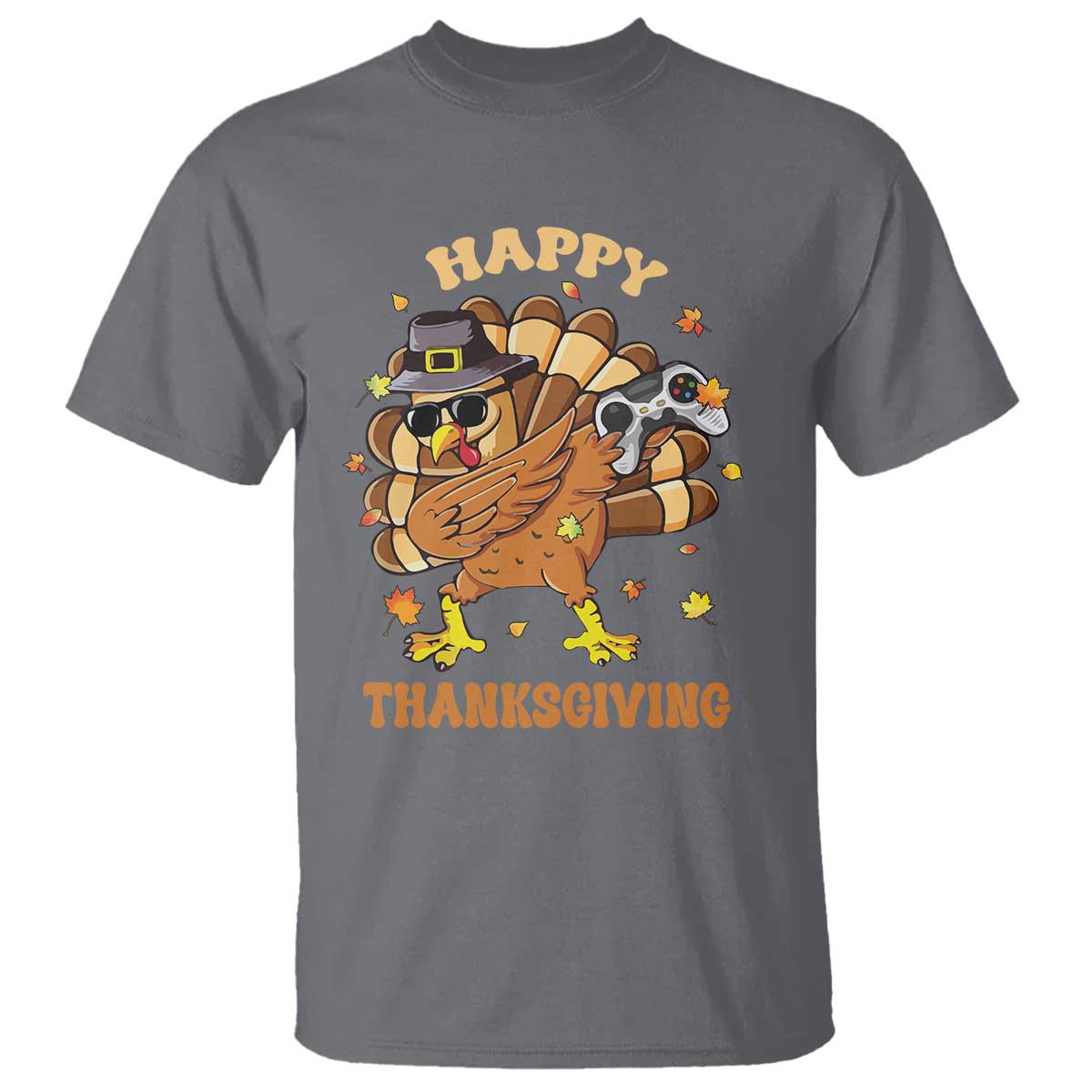 funny-thanksgiving-t-shirt-dabbing-gamer-turkey