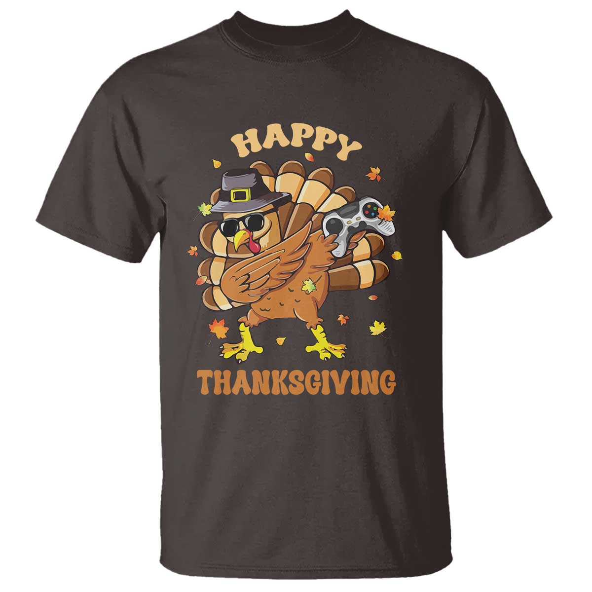 funny-thanksgiving-t-shirt-dabbing-gamer-turkey
