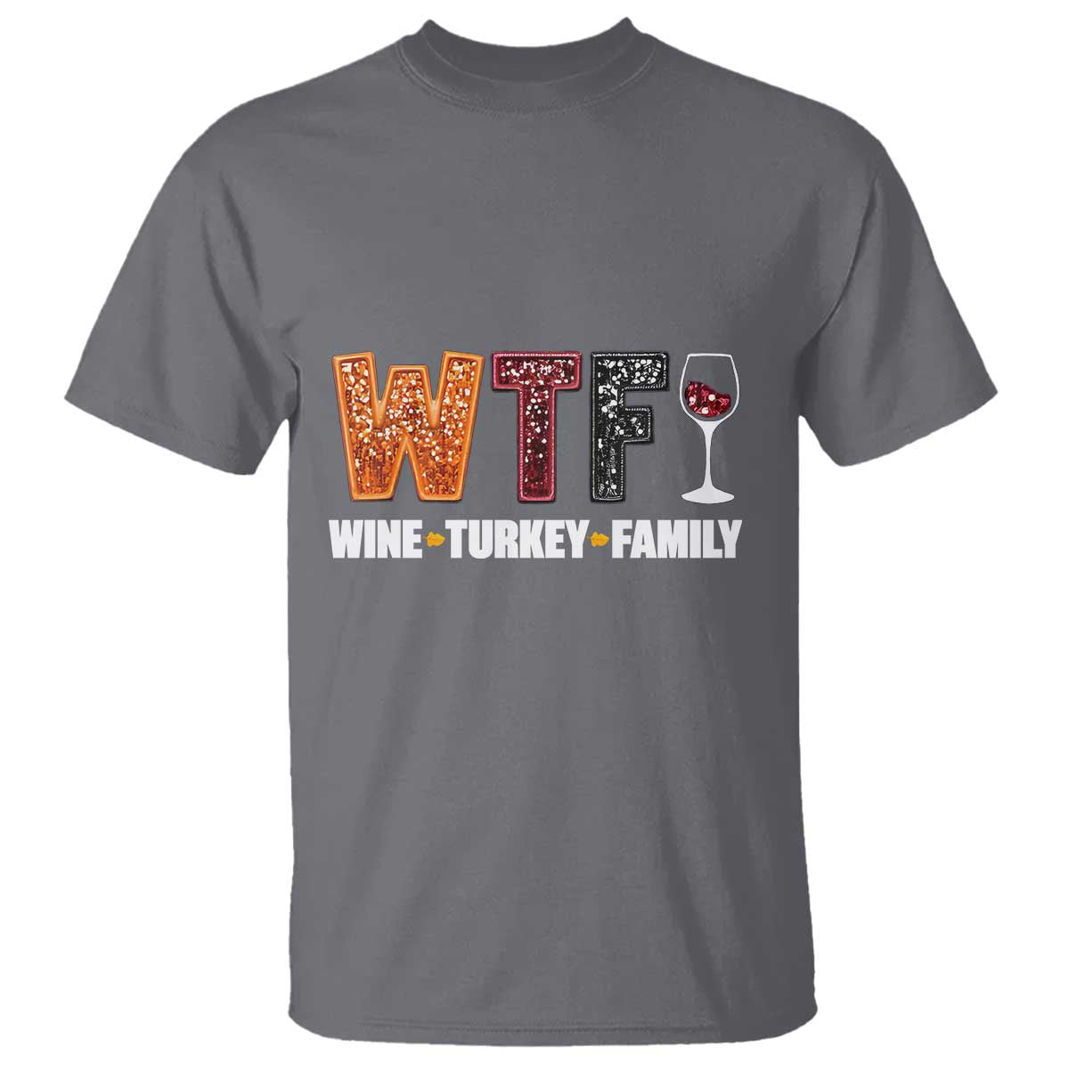 funny-thanksgiving-t-shirt-wtf-wine-turkey-family