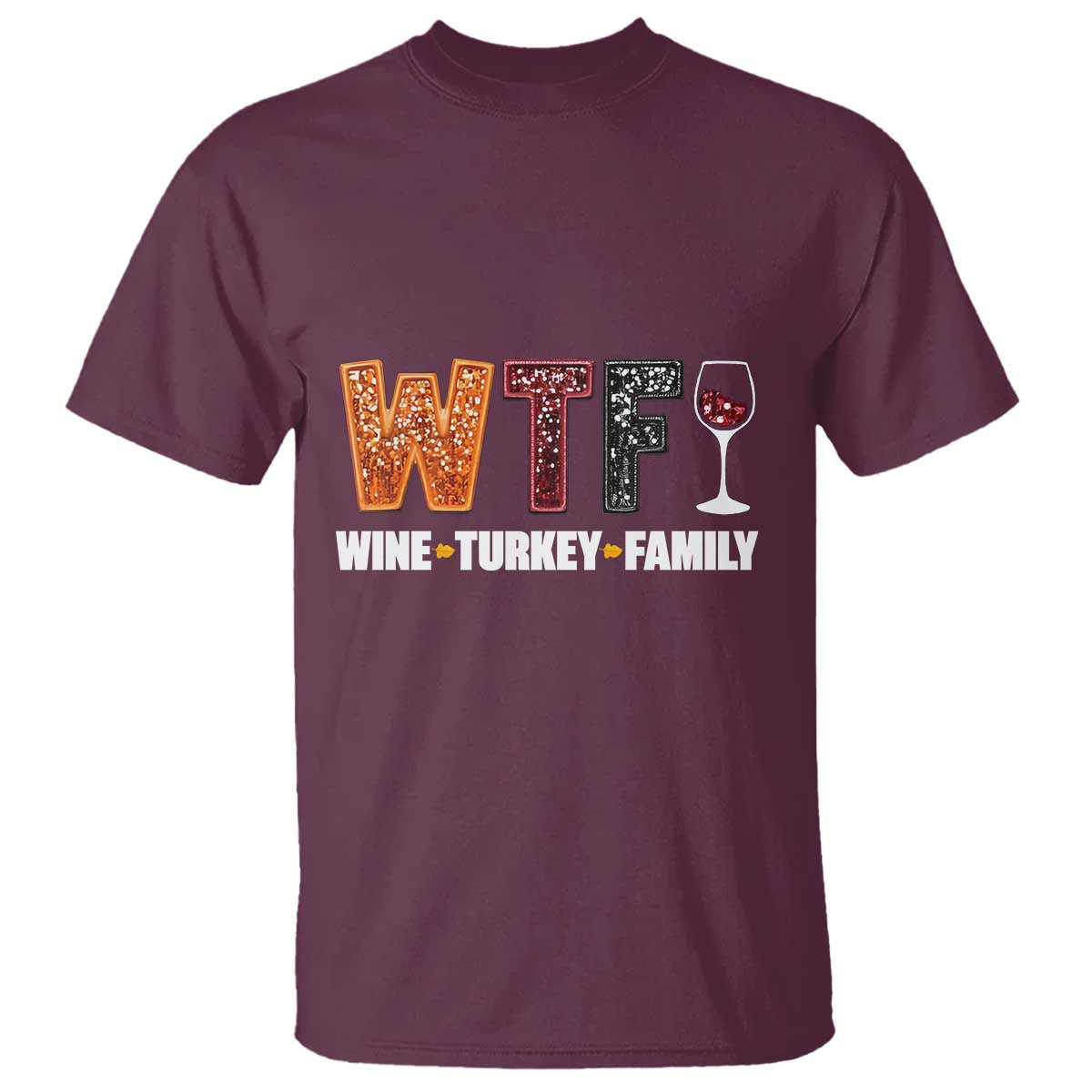 funny-thanksgiving-t-shirt-wtf-wine-turkey-family