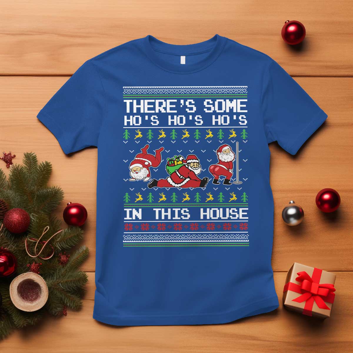 funny-christmas-t-shirt-theres-some-horrors-in-this-house-sexy-santa-claus-ugly-xmas