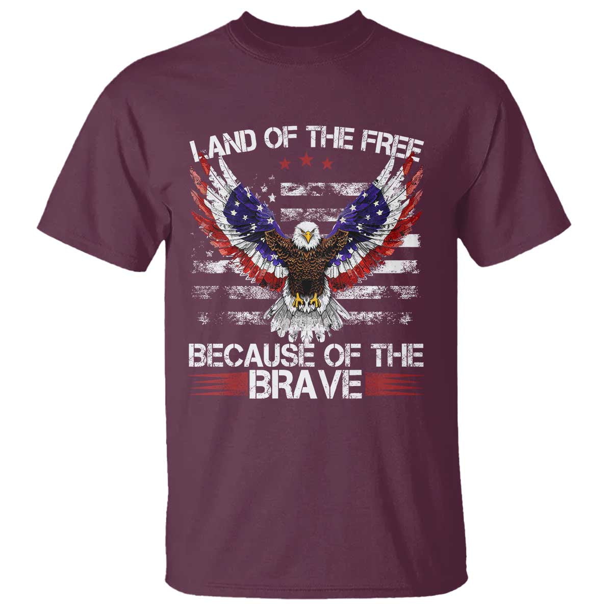land-of-the-free-because-of-the-brave-t-shirt-american-flag-patriotic-eagle-4th-of-july