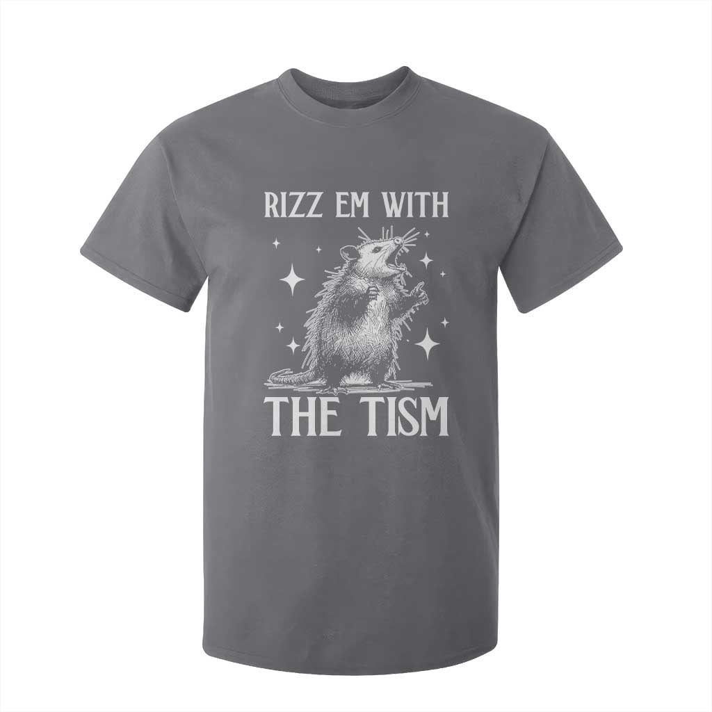 Funny Autism Opossum T Shirt For Kid Rizz Em With The Tism Meme Autistic ASD