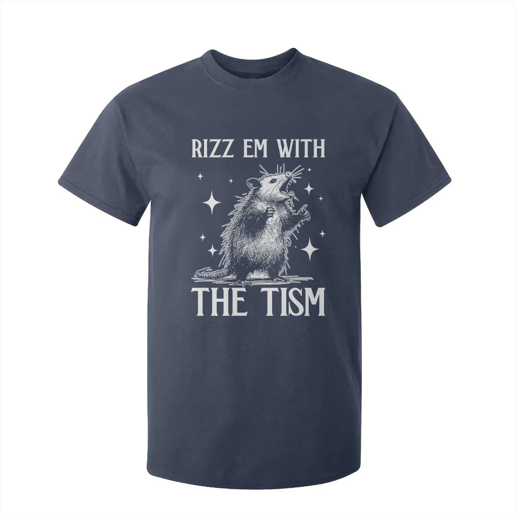 Funny Autism Opossum T Shirt For Kid Rizz Em With The Tism Meme Autistic ASD
