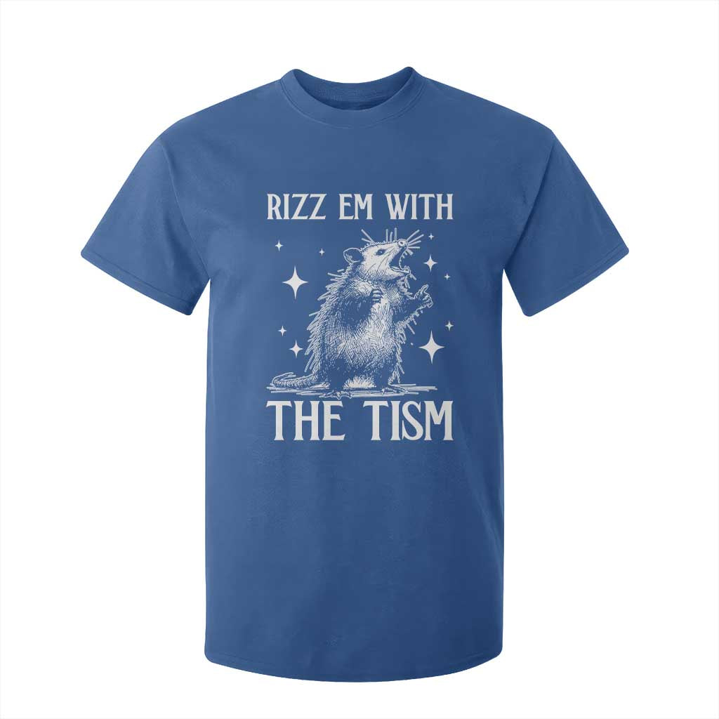 Funny Autism Opossum T Shirt For Kid Rizz Em With The Tism Meme Autistic ASD