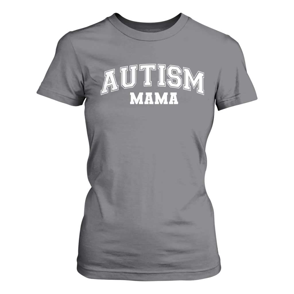 Autism Mama T Shirt For Women Autistic Mom Blessed