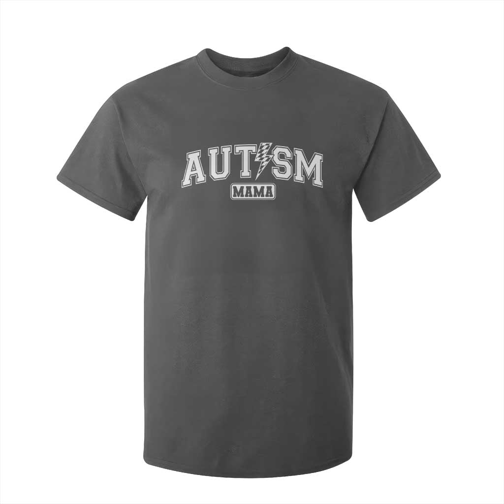 Autism Mama Lightning Bolt Checkered T Shirt For Kid Autistic Mom Blessed