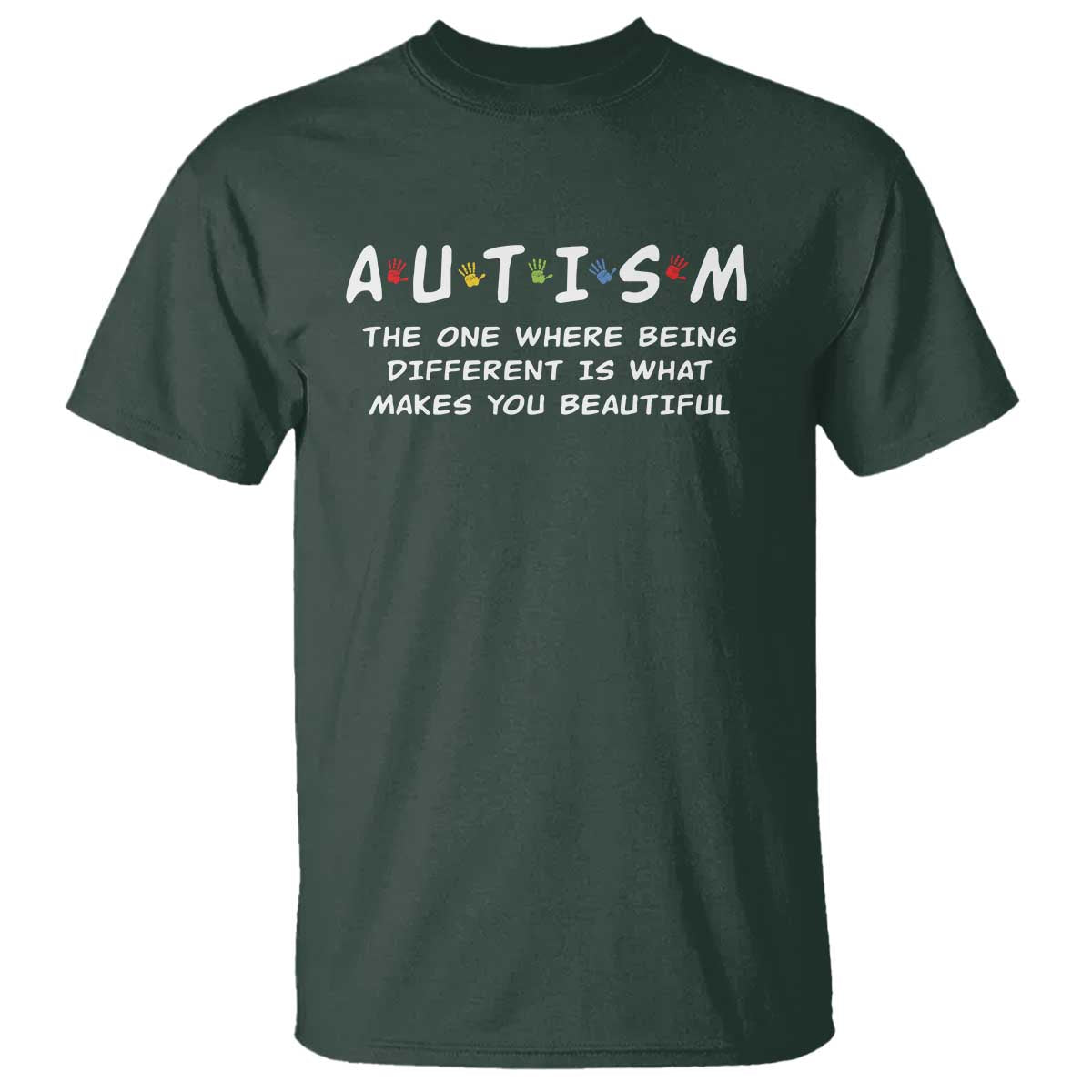 Friends Autism T Shirt The One Where Being Different is What Makes You Beautiful