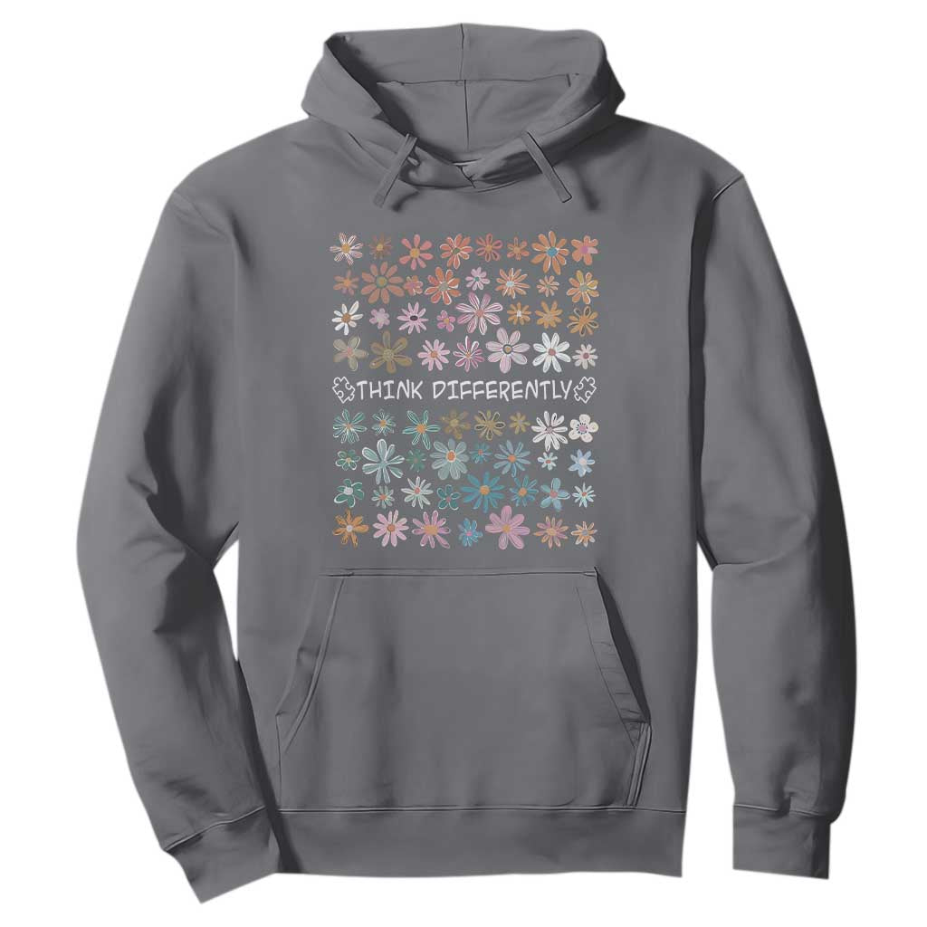 Autism Support Hoodie Think Differently Neurodiversity Sped Teacher