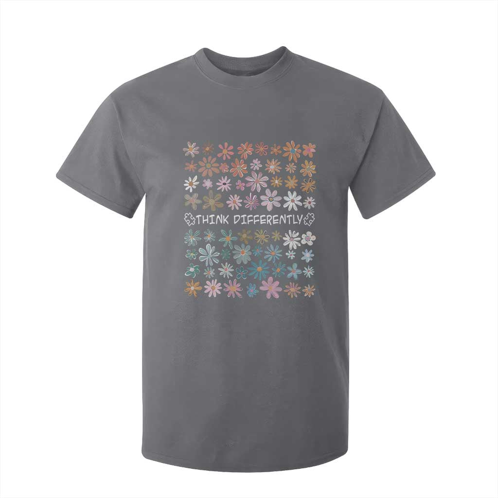 Autism Support T Shirt For Kid Think Differently Neurodiversity Sped Teacher