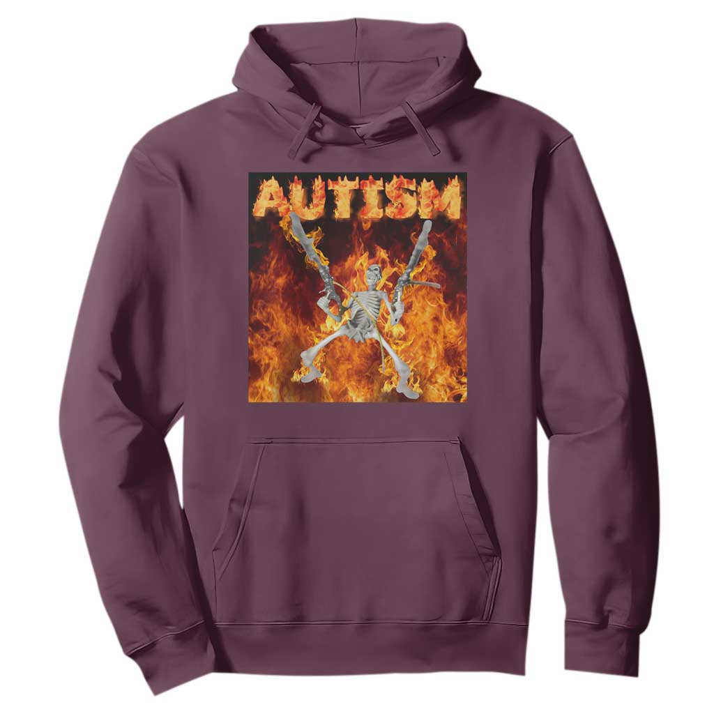 Autism Skeleton Meme Hoodie