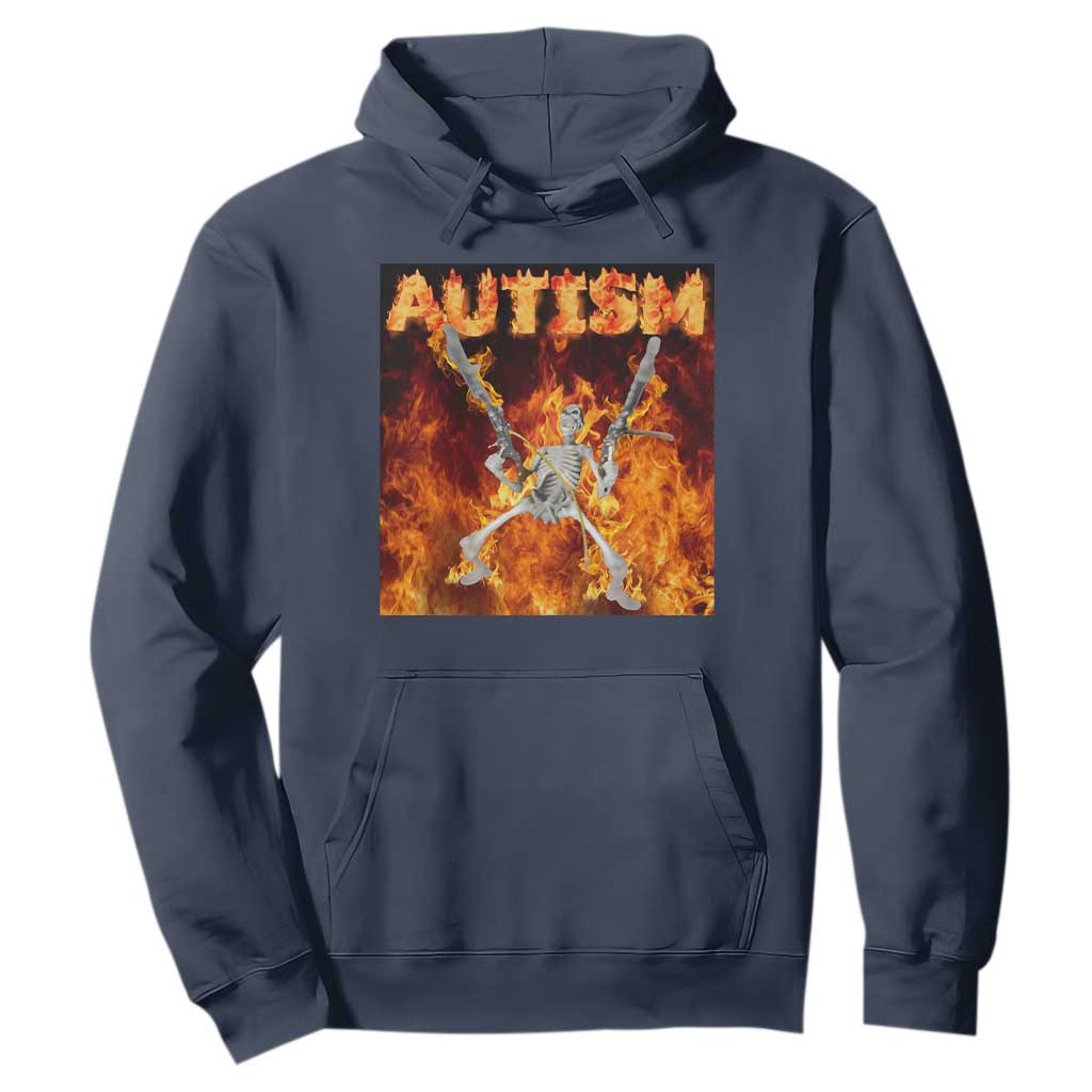 Autism Skeleton Meme Hoodie