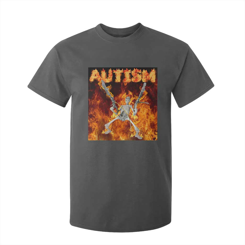 Autism Skeleton Meme T Shirt For Kid