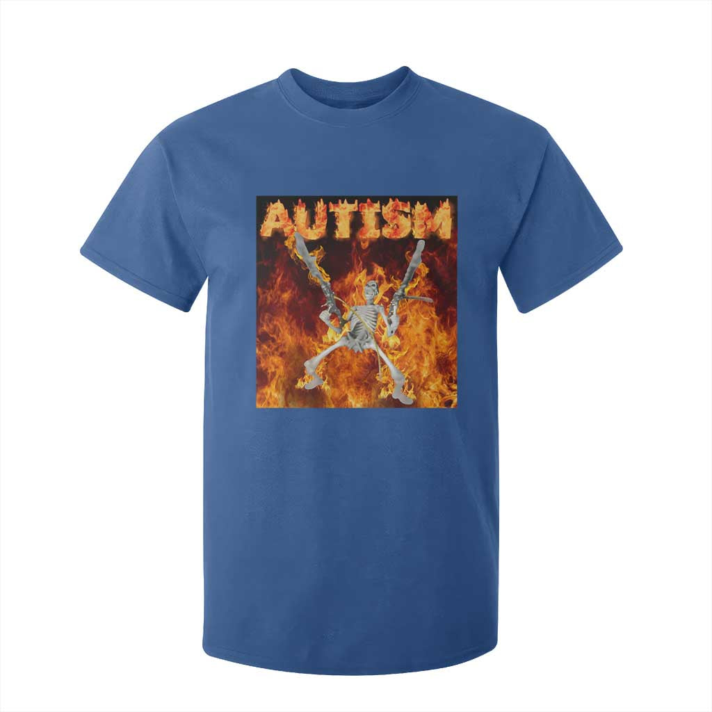 Autism Skeleton Meme T Shirt For Kid