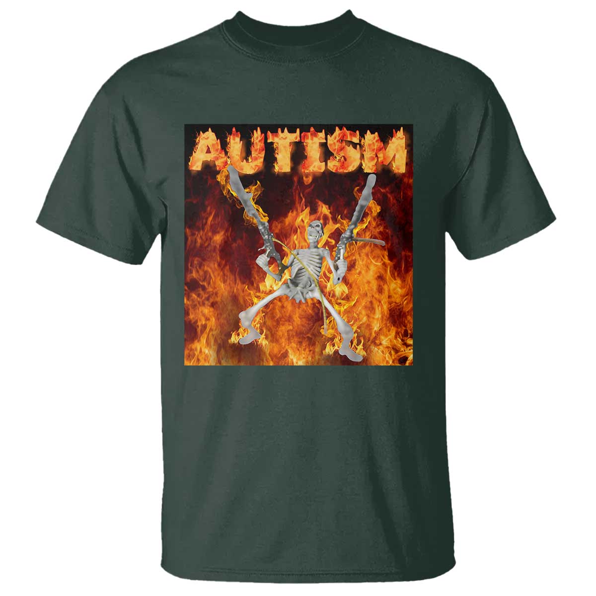 Autism Skeleton Meme T Shirt