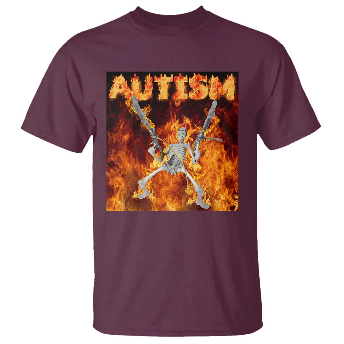 Autism Skeleton Meme T Shirt