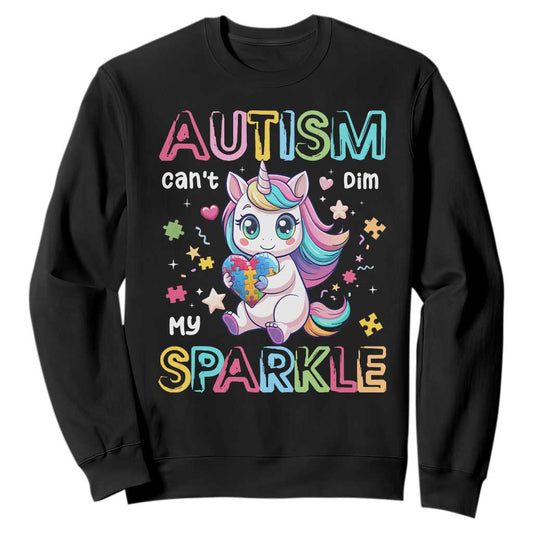 Autism Support Unicorn Sweatshirt For Autism Mom Girls