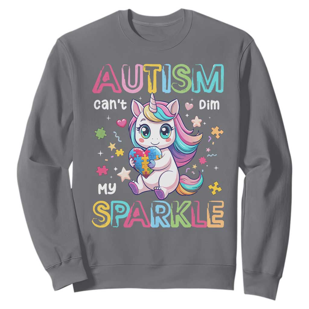 Autism Support Unicorn Sweatshirt For Autism Mom Girls