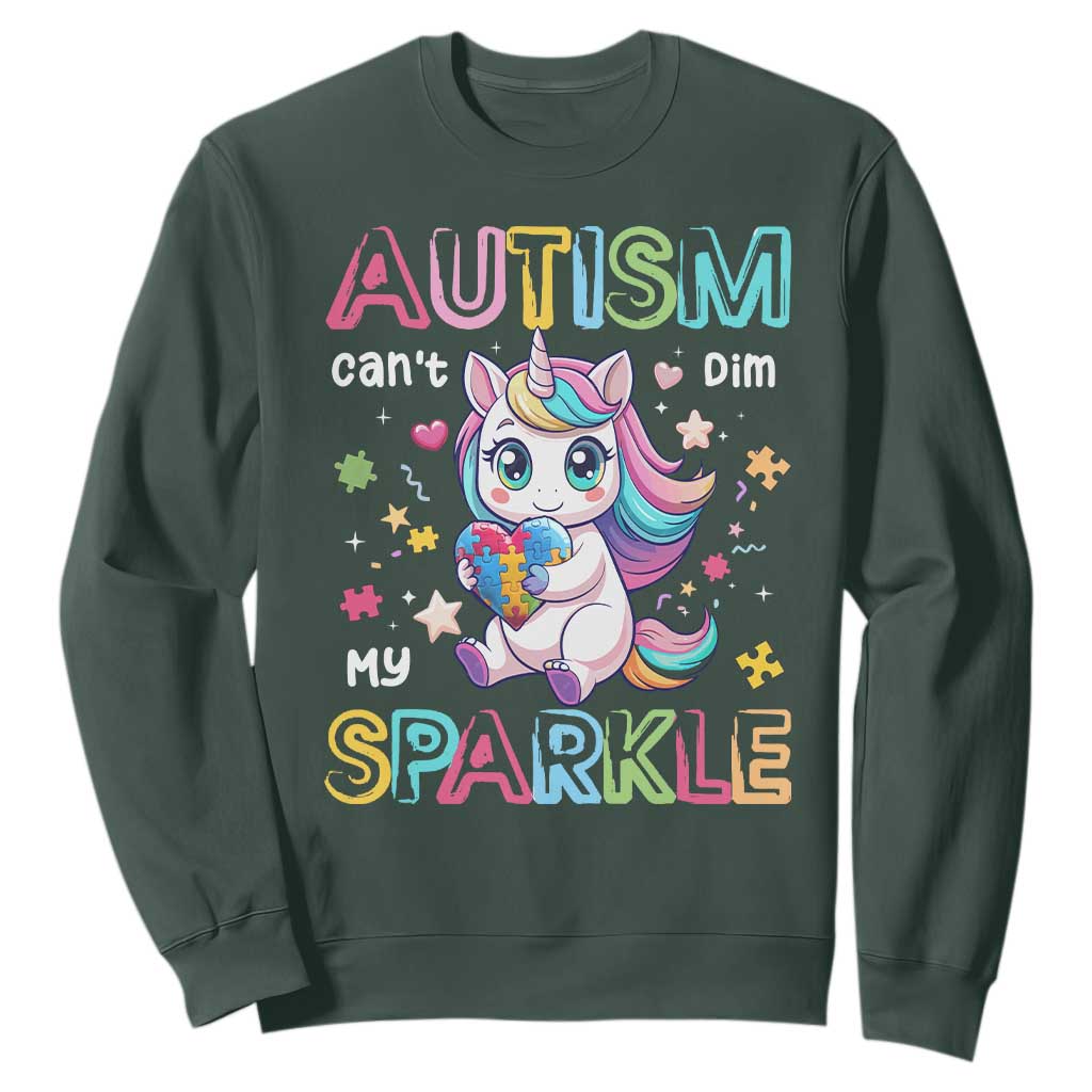 Autism Support Unicorn Sweatshirt For Autism Mom Girls