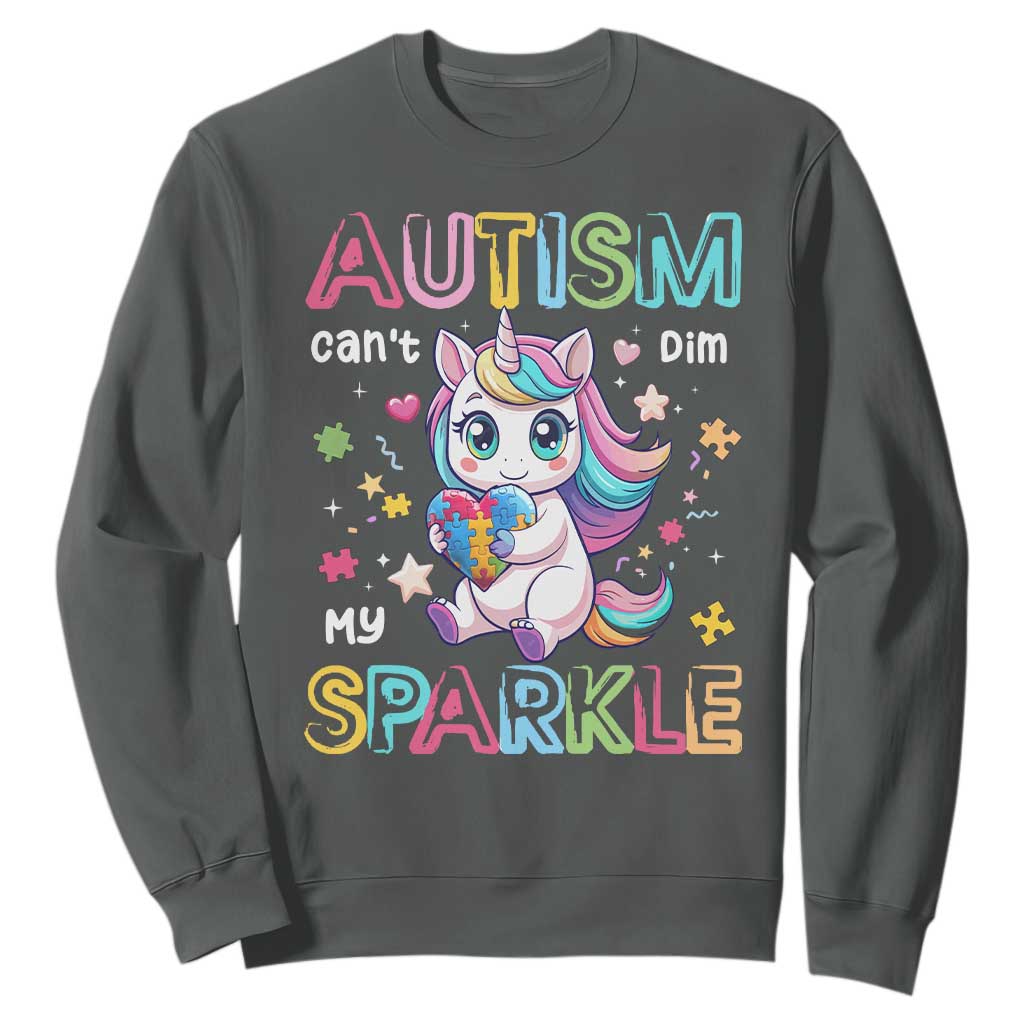 Autism Support Unicorn Sweatshirt For Autism Mom Girls