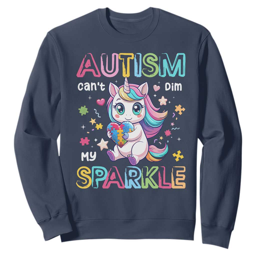 Autism Support Unicorn Sweatshirt For Autism Mom Girls