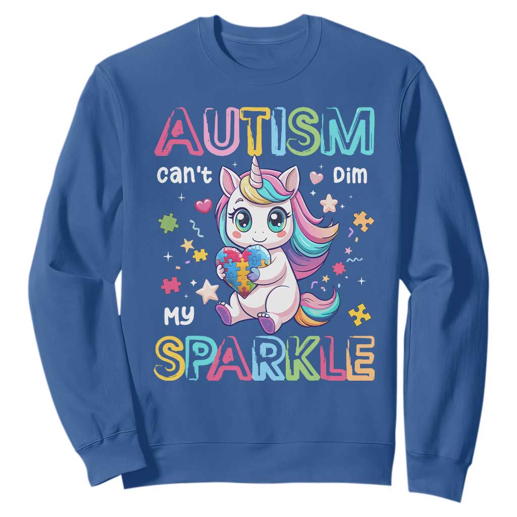 Autism Support Unicorn Sweatshirt For Autism Mom Girls