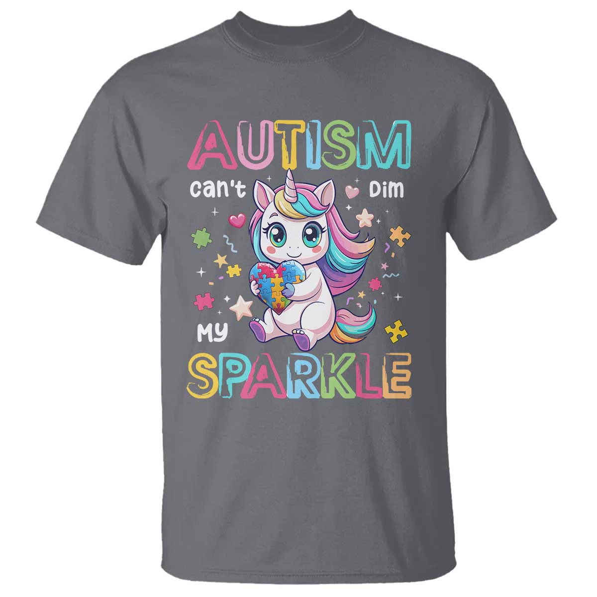Autism Support Unicorn T Shirt For Autism Mom Girls