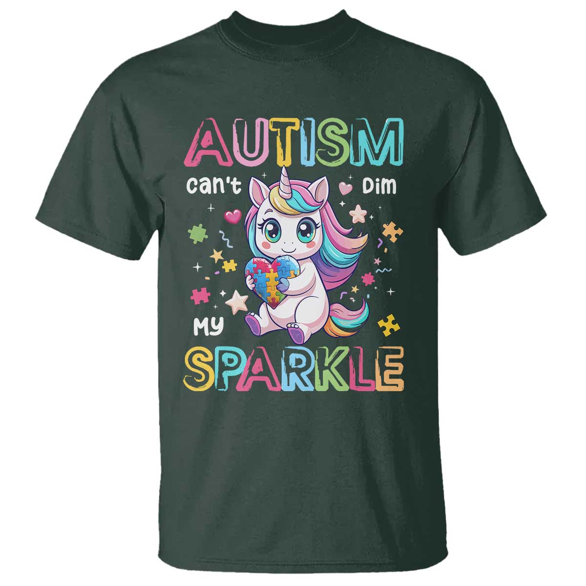 Autism Support Unicorn T Shirt For Autism Mom Girls