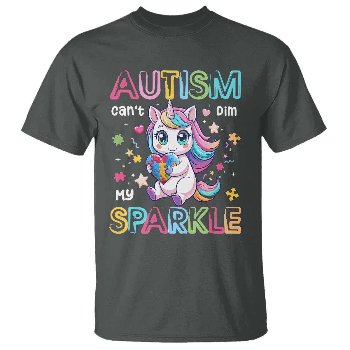 Autism Support Unicorn T Shirt For Autism Mom Girls
