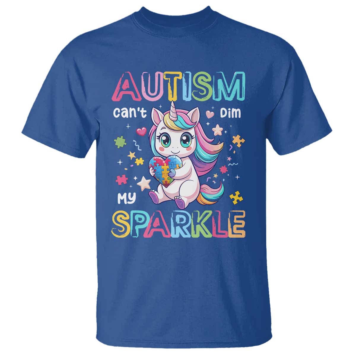 Autism Support Unicorn T Shirt For Autism Mom Girls