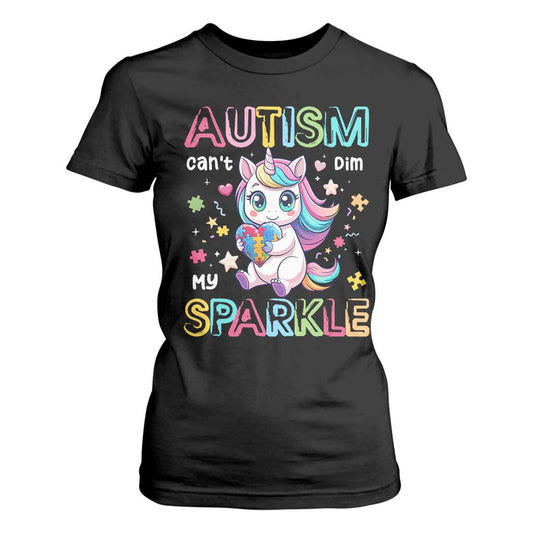 Autism Support Unicorn T Shirt For Women For Autism Mom Girls