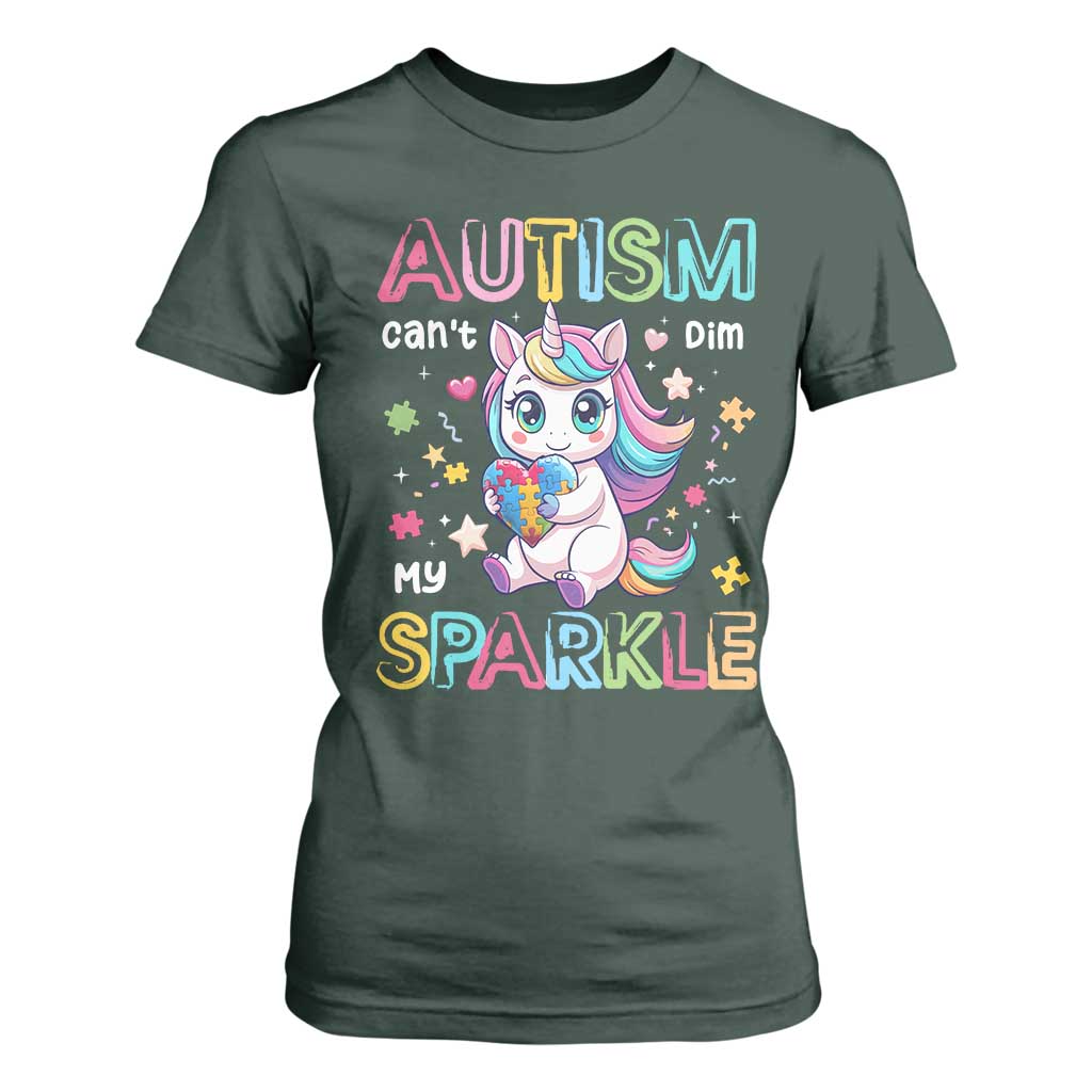 Autism Support Unicorn T Shirt For Women For Autism Mom Girls