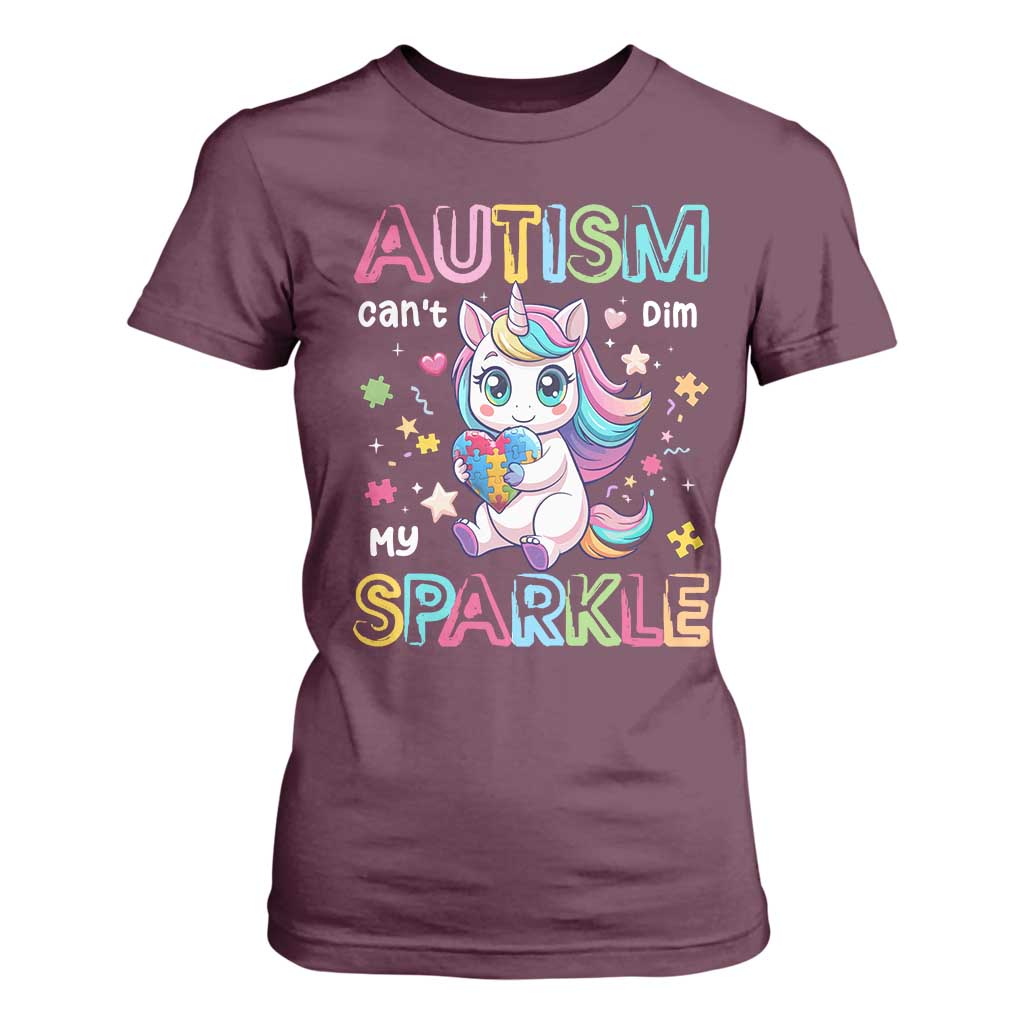 Autism Support Unicorn T Shirt For Women For Autism Mom Girls