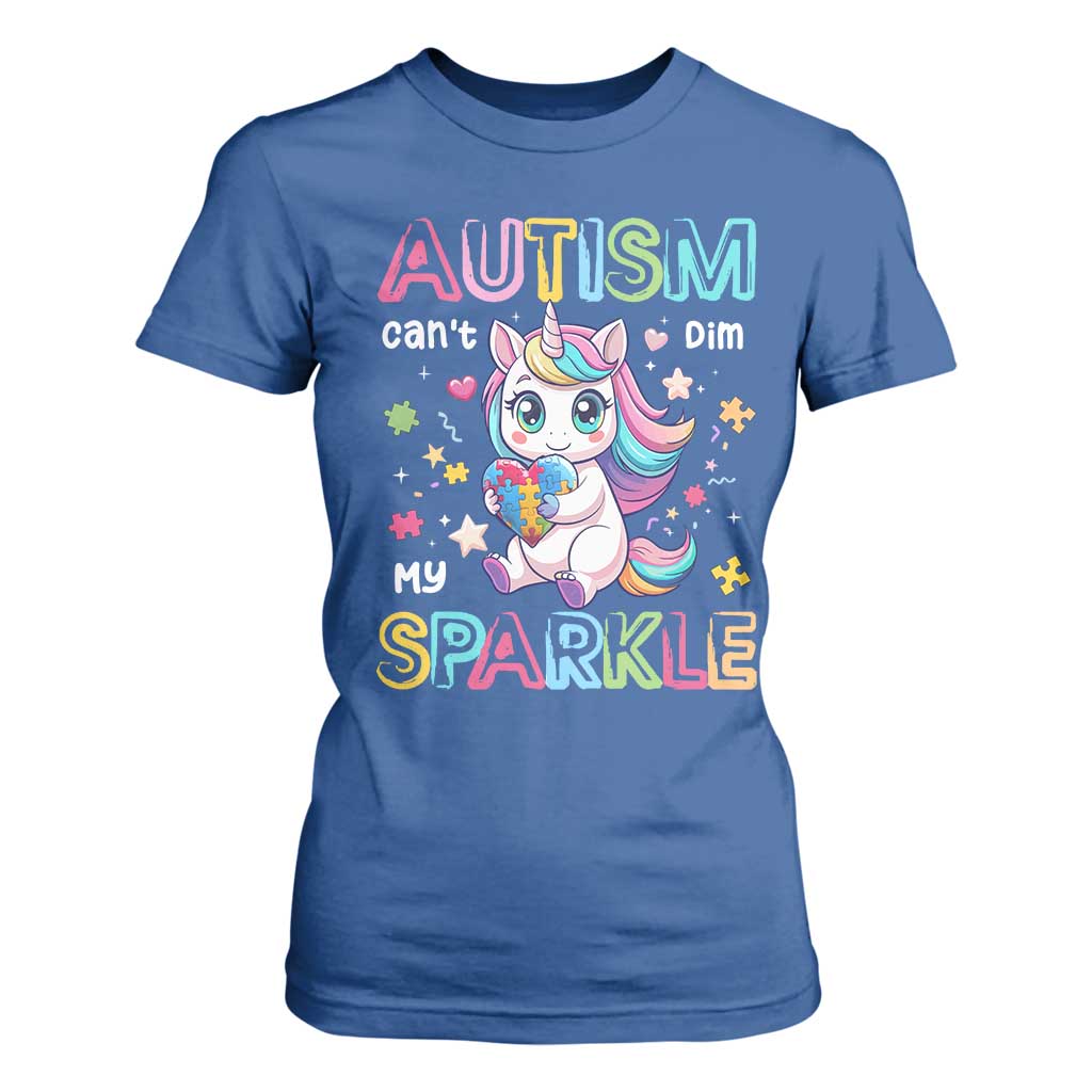 Autism Support Unicorn T Shirt For Women For Autism Mom Girls