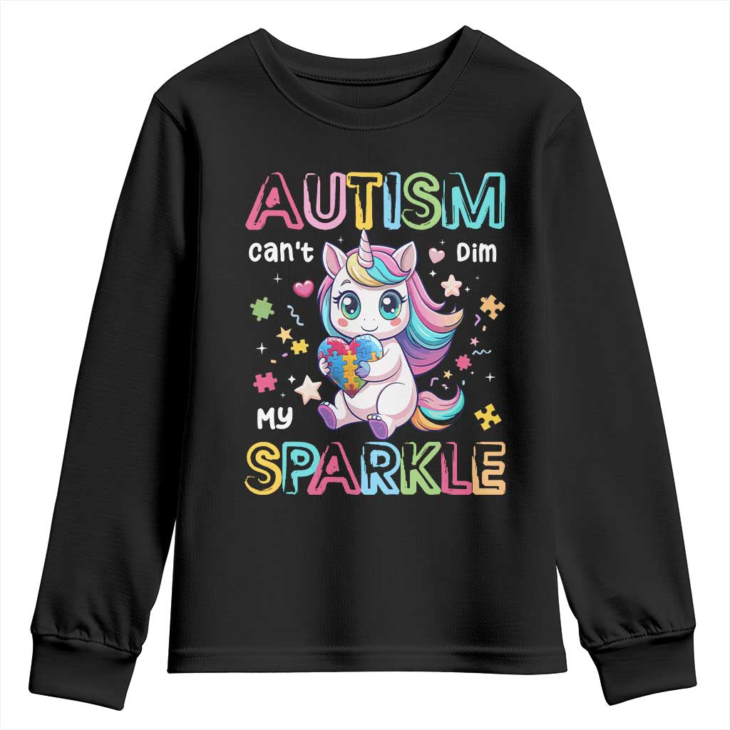 Autism Support Unicorn Youth Sweatshirt For Autism Mom Girls