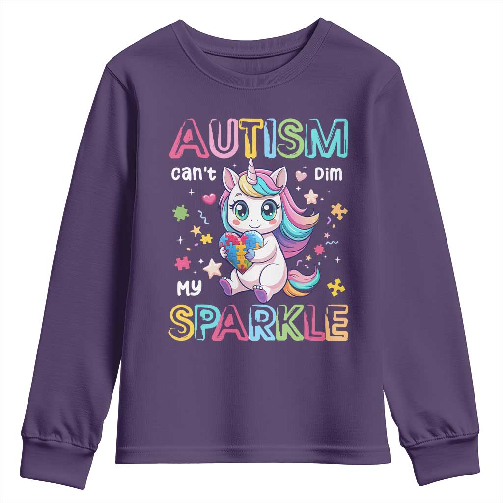 Autism Support Unicorn Youth Sweatshirt For Autism Mom Girls