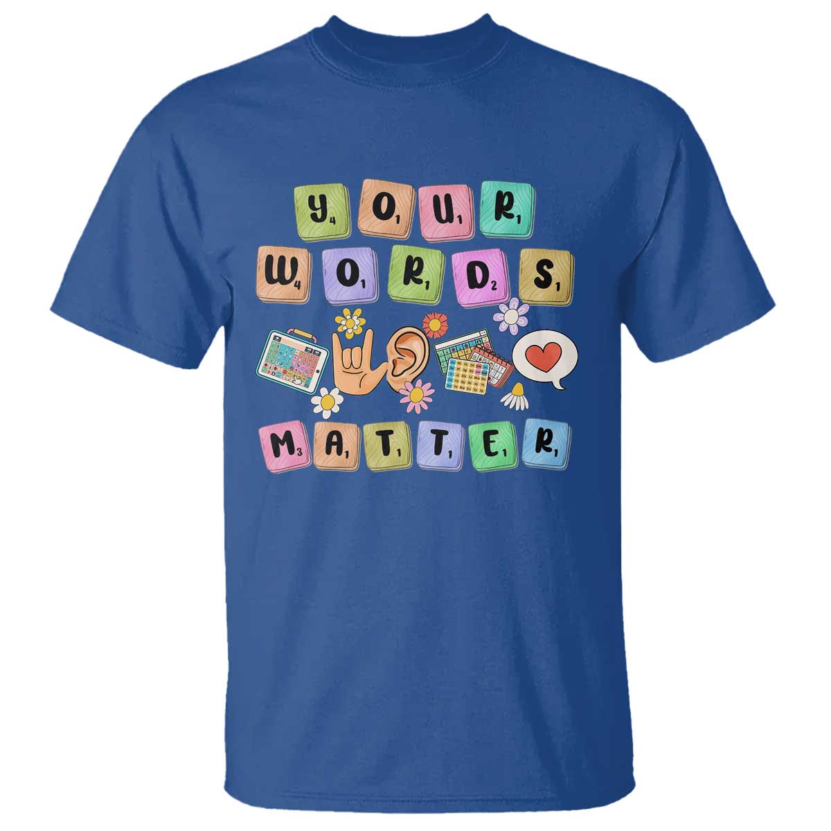 Autism Support Your Words Matter T Shirt Neurodiversity Special Education Sped Teacher