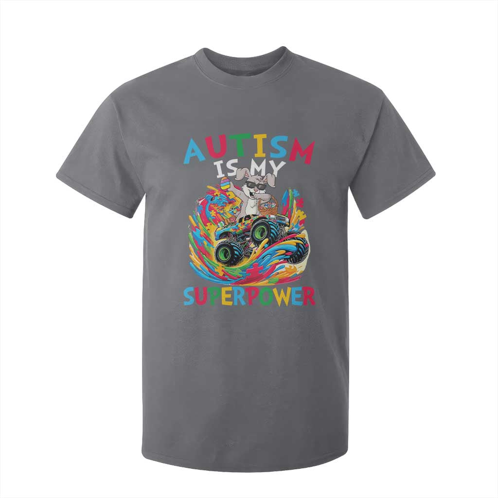 Autism Support Easter T Shirt For Kid Dabbing Bunny Monster Truck Lovers