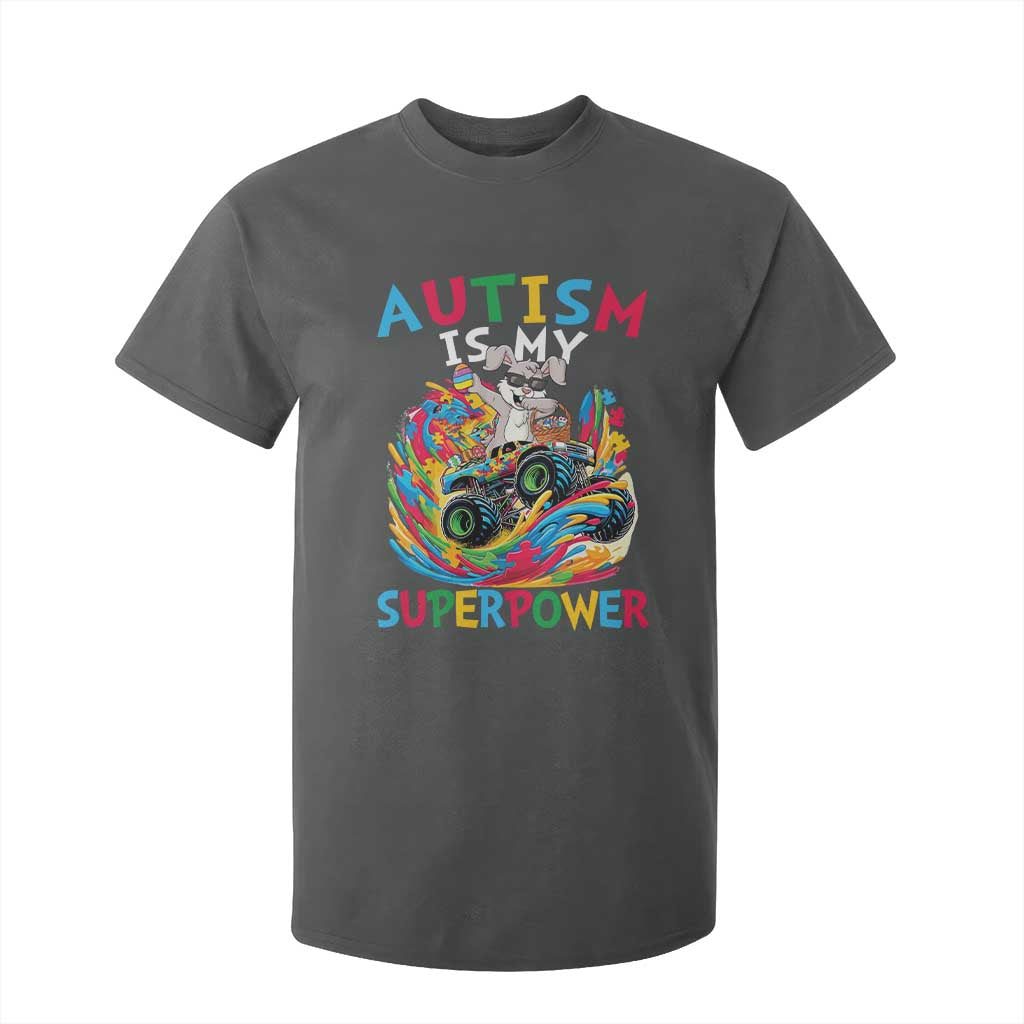 Autism Support Easter T Shirt For Kid Dabbing Bunny Monster Truck Lovers