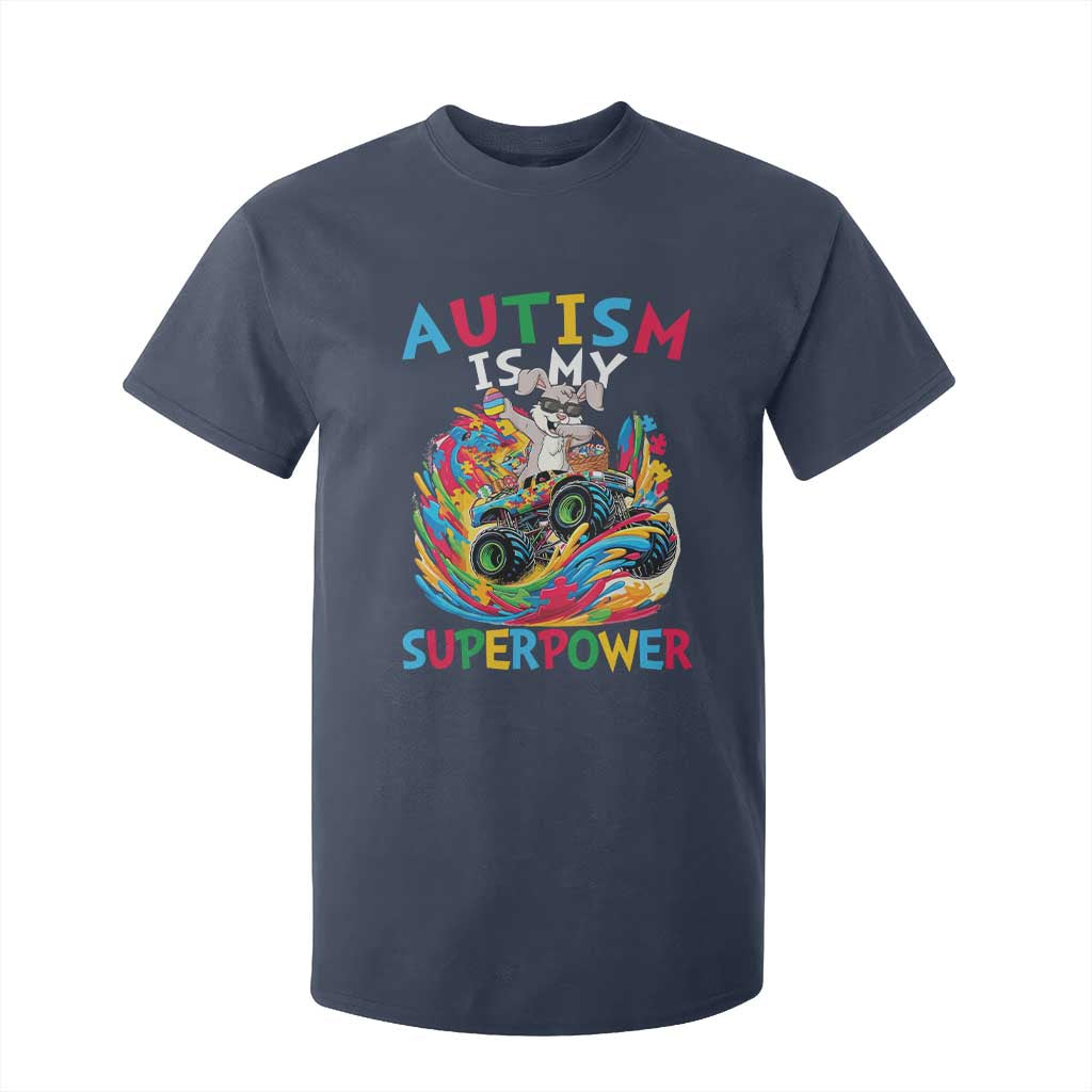 Autism Support Easter T Shirt For Kid Dabbing Bunny Monster Truck Lovers