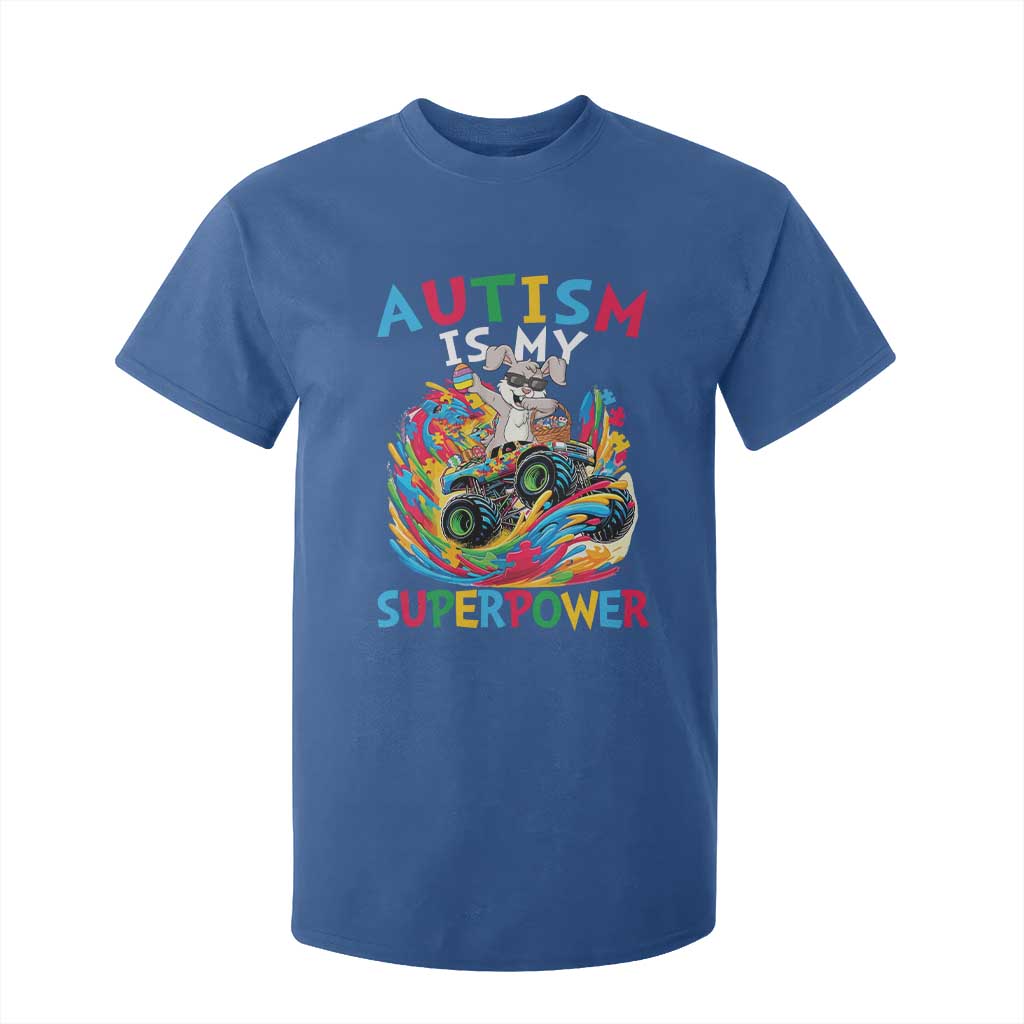 Autism Support Easter T Shirt For Kid Dabbing Bunny Monster Truck Lovers