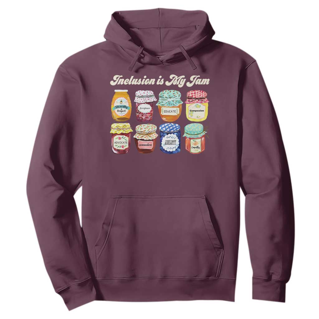 Inclusion Is My Jam Hoodie Special Education Teacher Autism Support
